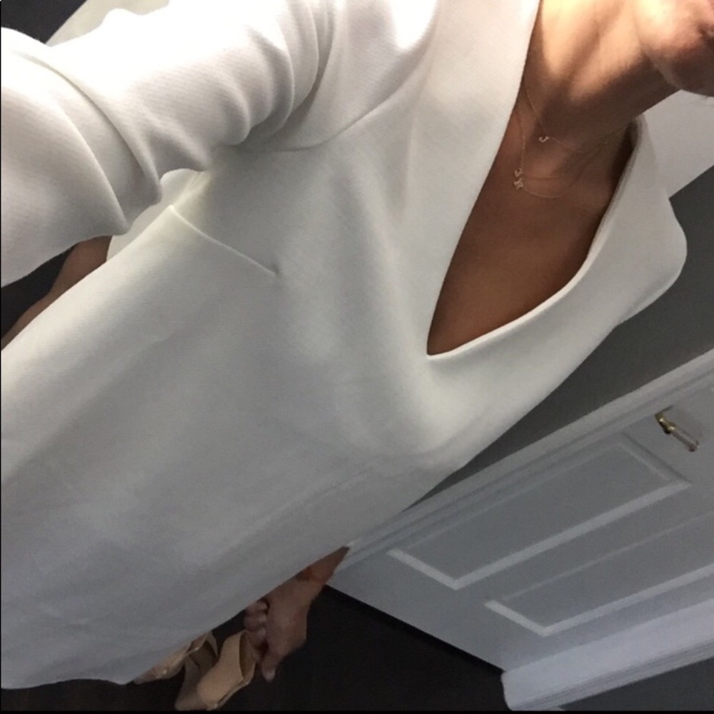 *sold* Beautiful off white shift dress - Picture 4 of 8
